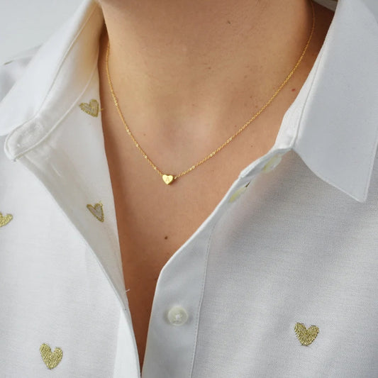 Collier Initiale Cœur